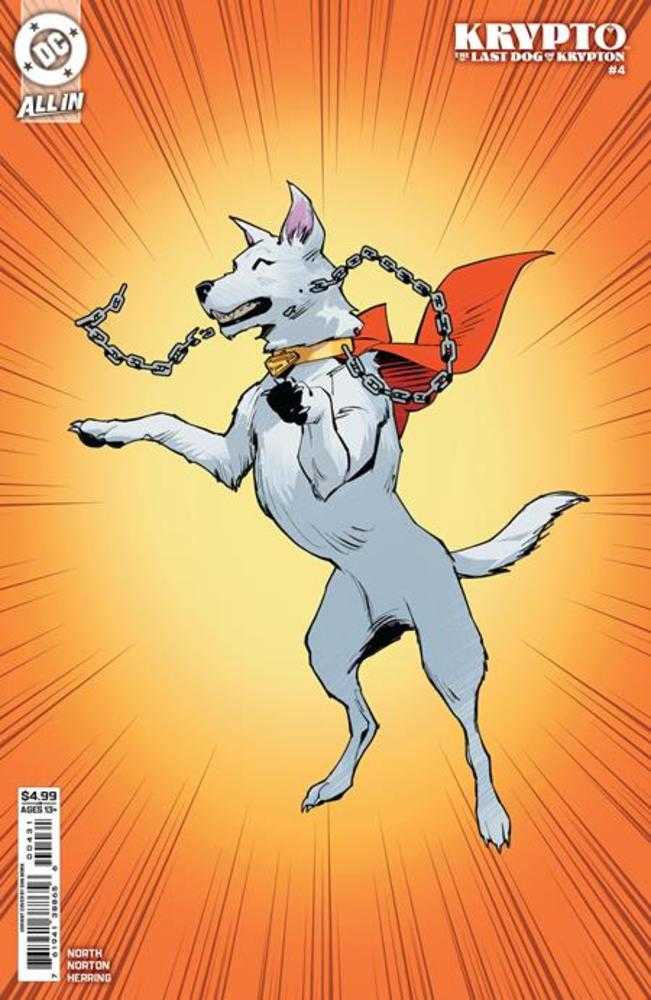 Stock Photo of Krypto The Last Dog Of Krypton #4 (Of 5) Cover C Dan Mora Corner Box Card Stock Variant DC Comics Comics sold by Stronghold Collectibles of Acadiana Lafayette, LA
