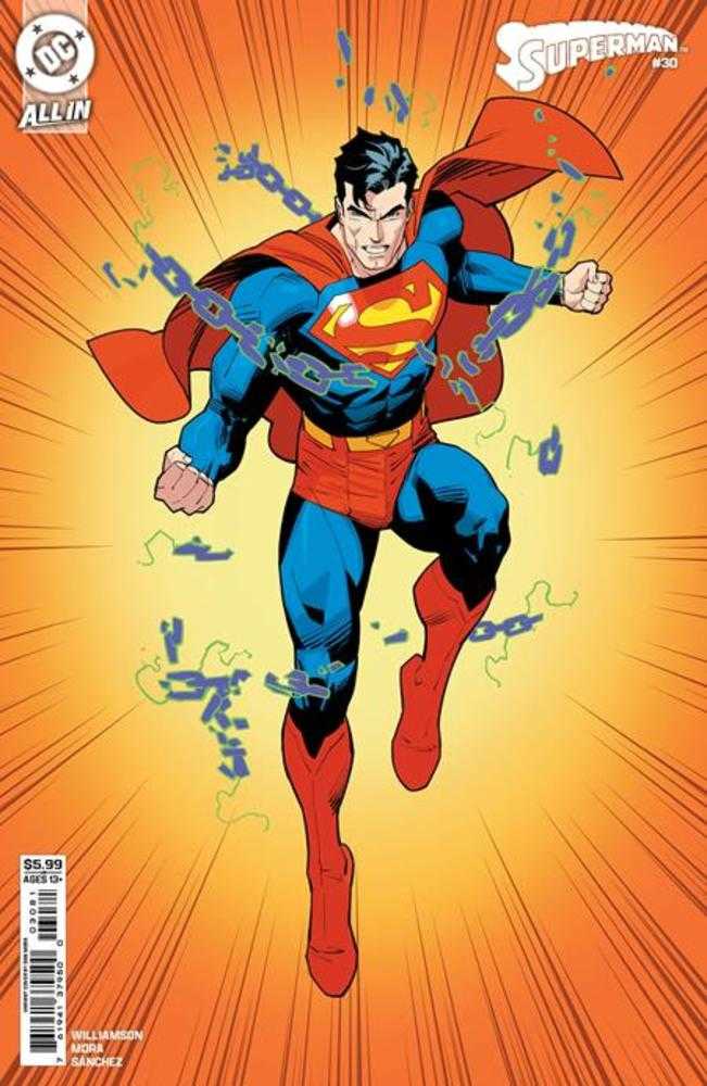 Stock Photo of Superman #30 CVR H Dan Mora Corner Box Card Stock Variant DC Comics Comics sold by Stronghold Collectibles of Acadiana Lafayette, LA