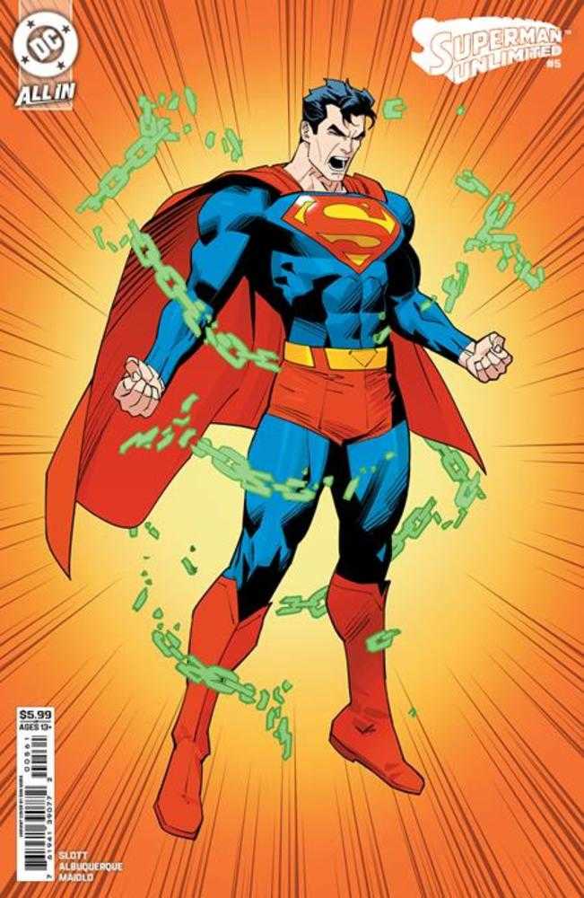 Stock Photo of Superman Unlimited #5 CVR F Dan Mora Corner Box Card Stock Variant DC Comics Comics sold by Stronghold Collectibles of Acadiana Lafayette, LA