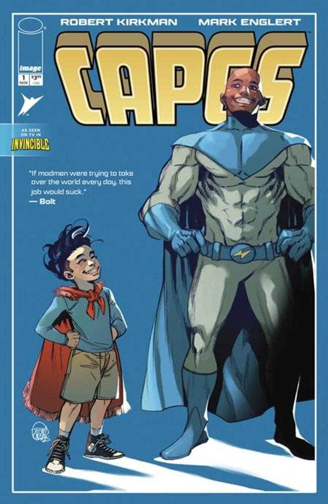 Stock Photo of  Invincible Universe Capes #1 Cover D 1 in 25 Jahnoy Lindsay Variant Image Comics Comics sold by Stronghold Collectibles of Acadiana Lafayette, LA