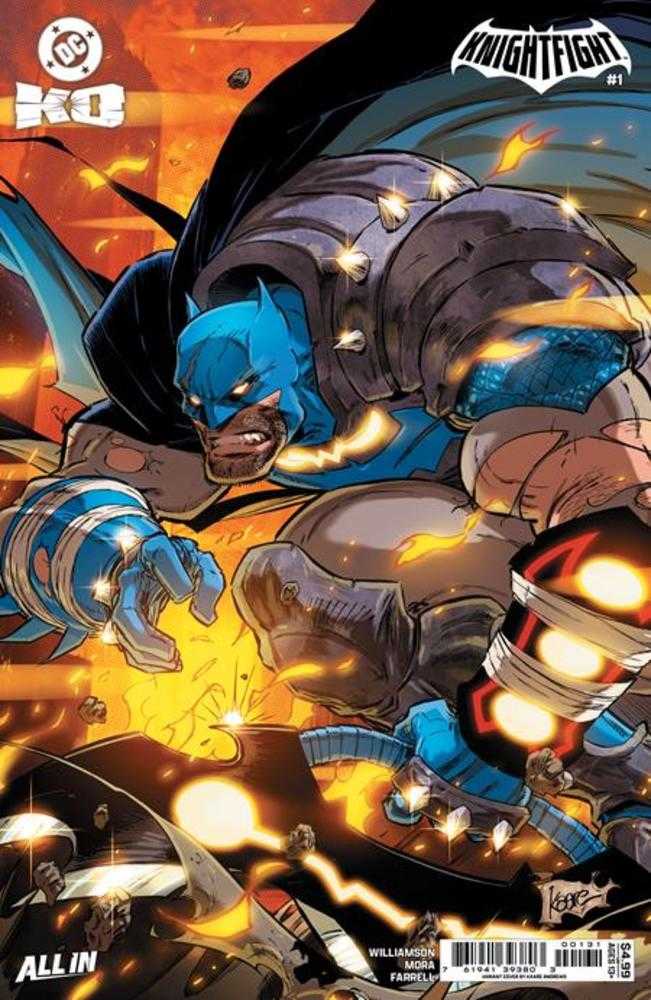 Stock Photo of DC K.O. Knightfight #1 (Of 4) CVR C Kaare Andrews Card Stock Variant DC Comics Comics sold by Stronghold Collectibles of Acadiana Lafayette, LA