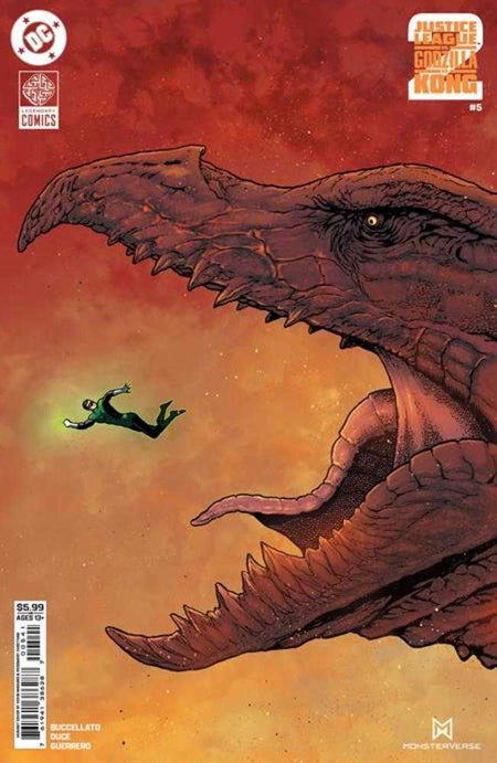 Stock Photo of  Justice League vs Godzilla vs Kong 2 #5 (Of 7) Cover D Kevin Maguire Card Stock Variant DC Comics Comics sold by Stronghold Collectibles of Acadiana Lafayette, LA