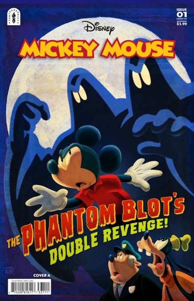 Stock Photo of  Mickey Mouse The Phantom Blots Double Revenge #1 Cover A John Loter Fantagraphics Books Comics sold by Stronghold Collectibles of Acadiana Lafayette, LA