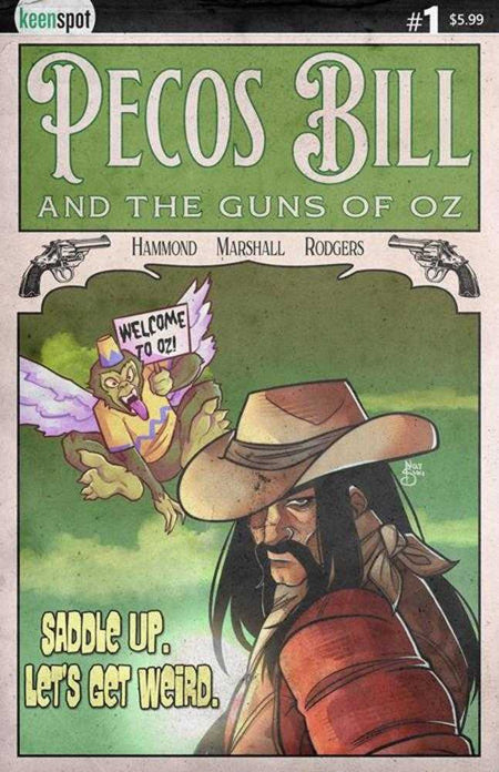 Stock Photo of  Pecos Bill & The Guns Of Oz #1 Cover B Nat Suki Variant (Mature) Ex Posse Holdings (Keenspot) Comics sold by Stronghold Collectibles of Acadiana Lafayette, LA