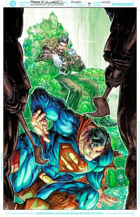Stock Photo of  Superman Unlimited #7 Cover D Freddie E Williams II Card Stock Variant DC Comics Comics sold by Stronghold Collectibles of Acadiana Lafayette, LA