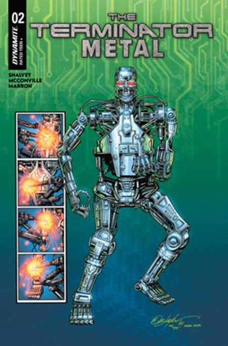 Stock Photo of  Terminator Metal #2 Cover B Bob Layton Variant Dynamite Entertainment Comics sold by Stronghold Collectibles of Acadiana Lafayette, LA