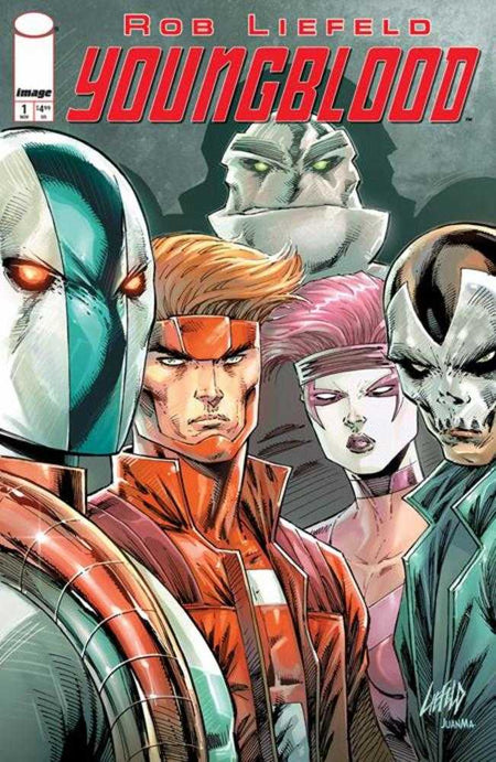 Stock Photo of Youngblood #1 (2025) CVR A Rob Liefeld Polybagged & Collectible Card Image Comics Comics sold by Stronghold Collectibles of Acadiana Lafayette, LA
