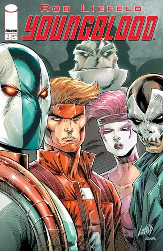 Stock Photo of Youngblood #1 (2025) CVR A Rob Liefeld Polybagged & Collectible Card Image Comics Comics sold by Stronghold Collectibles of Acadiana Lafayette, LA