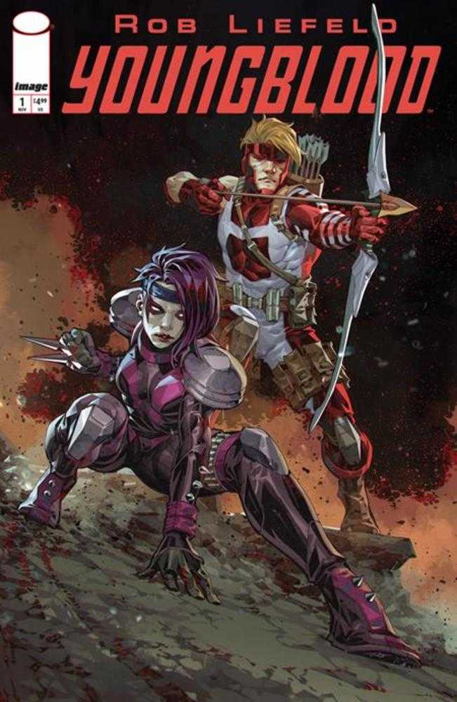 Stock Photo of Youngblood #1 (2025) CVR H 1:25 Kael Ngu Variant Image Comics Comics sold by Stronghold Collectibles of Acadiana Lafayette, LA