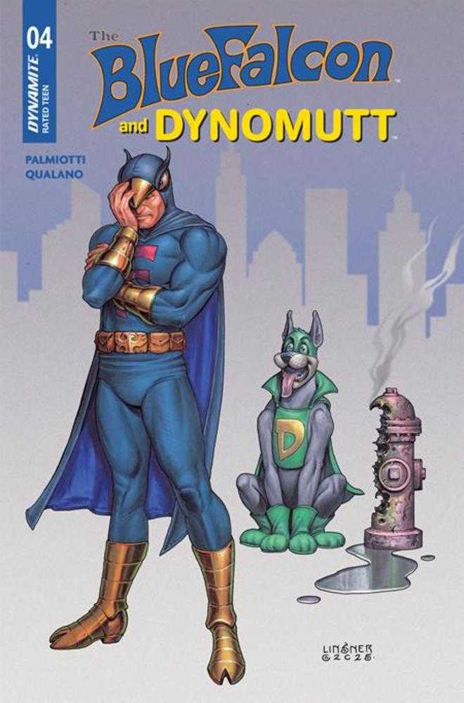 Stock Photo of  Blue Falcon & Dynomutt #4 Cover C Joseph Michael Linsner Variant Dynamite Entertainment Comics sold by Stronghold Collectibles of Acadiana Lafayette, LA