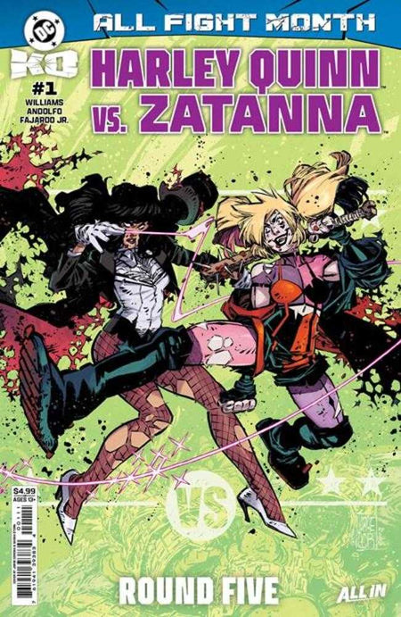 Stock Photo of  DC K.O. Harley Quinn vs Zatanna #1 (One Shot) Cover A Jorge Corona DC Comics Comics sold by Stronghold Collectibles of Acadiana Lafayette, LA