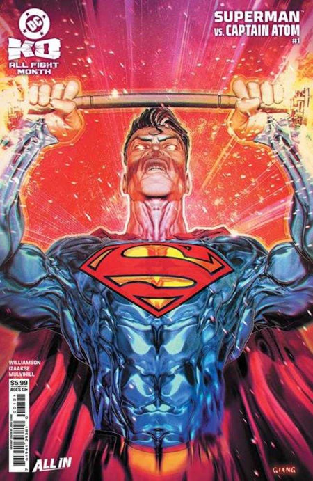 Stock Photo of  DC K.O. Superman vs Captain Atom #1 (One Shot) Cover B John Giang Card Stock Variant DC Comics Comics sold by Stronghold Collectibles of Acadiana Lafayette, LA