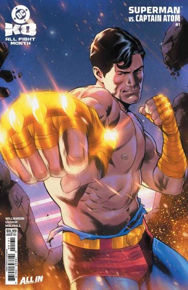 Stock Photo of  DC K.O. Superman vs Captain Atom #1 (One Shot) Cover C Lucas Meyer Card Stock Variant DC Comics Comics sold by Stronghold Collectibles of Acadiana Lafayette, LA