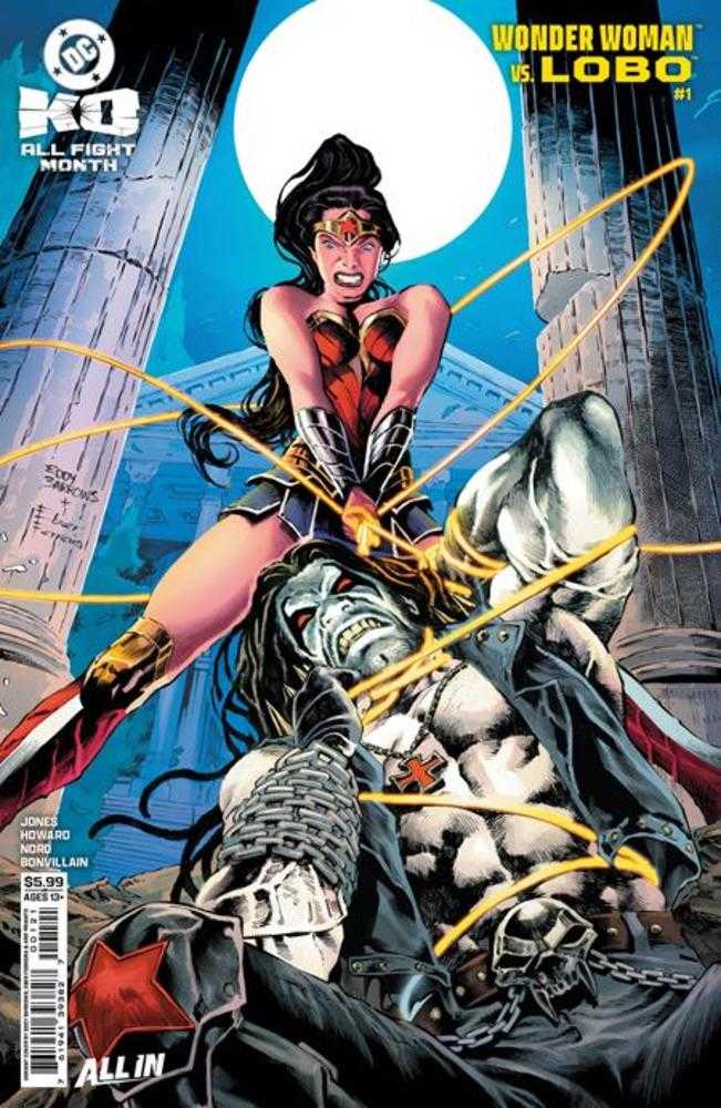 Stock Photo of  DC K.O. Wonder Woman vs Lobo #1 (One Shot) Cover E Eddy Barrows Card Stock Variant DC Comics Comics sold by Stronghold Collectibles of Acadiana Lafayette, LA