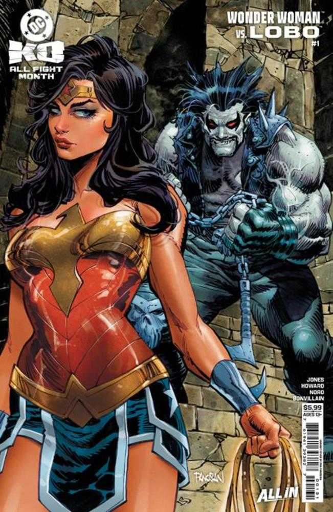 Stock Photo of  DC K.O. Wonder Woman vs Lobo #1 (One Shot) Cover B Dan Panosian Card Stock Variant DC Comics Comics sold by Stronghold Collectibles of Acadiana Lafayette, LA