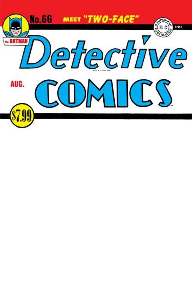 Stock Photo of  Detective Comics #66 Facsimile Edition Cover D Blank Variant DC Comics Comics sold by Stronghold Collectibles of Acadiana Lafayette, LA