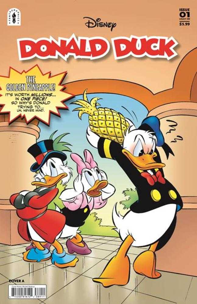 Stock Photo of  Donald Duck Legacy #389 The Golden Pineapple Cover A Michel Nadorp Fantagraphics Books Comics sold by Stronghold Collectibles of Acadiana Lafayette, LA