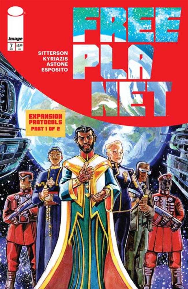 Stock Photo of  Free Planet #7 Cover A Jed Dougherty Image Comics Comics sold by Stronghold Collectibles of Acadiana Lafayette, LA