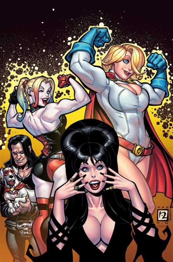 Stock Photo of  Harley Quinn X Elvira #3 Cover J Inc 1:15 Chad Hardin Full Art Variant Dynamite Entertainment Comics sold by Stronghold Collectibles of Acadiana Lafayette, LA
