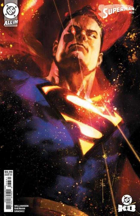 Stock Photo of  Superman #33 Cover C Sebastian Fiumara Card Stock Variant (DC K.O.) DC Comics Comics sold by Stronghold Collectibles of Acadiana Lafayette, LA