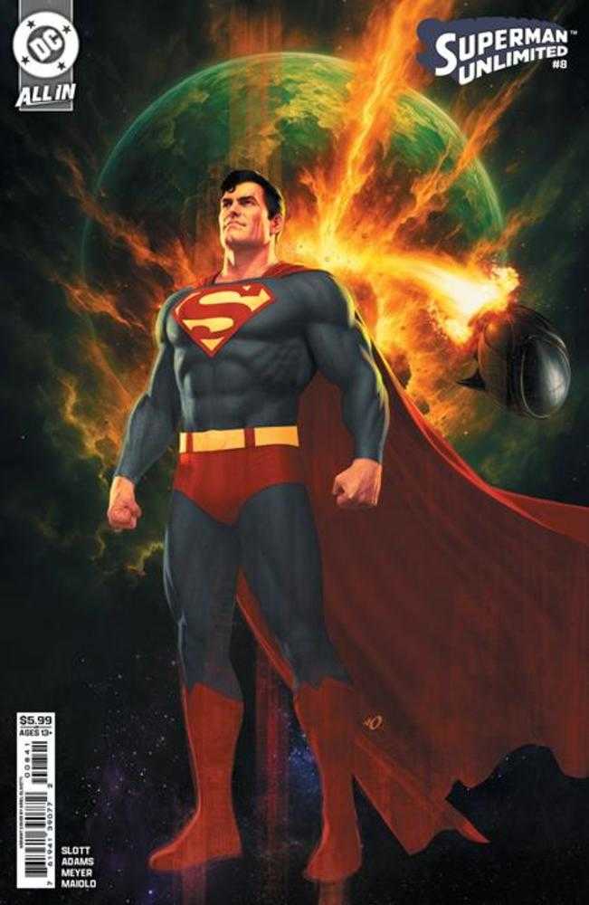 Stock Photo of  Superman Unlimited #8 Cover D Ariel Olivetti Card Stock Variant DC Comics Comics sold by Stronghold Collectibles of Acadiana Lafayette, LA