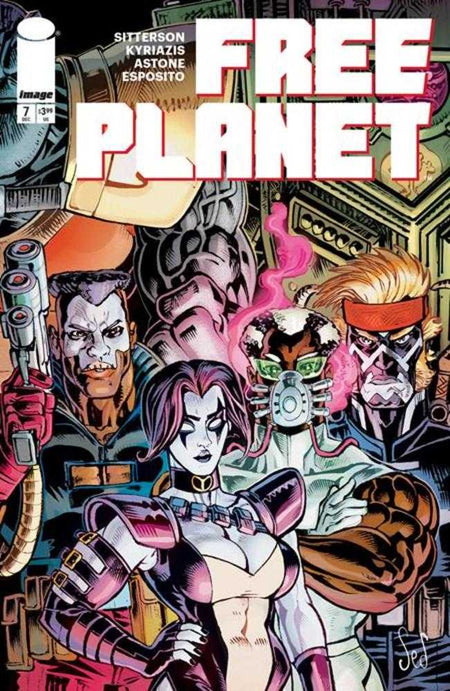 Stock Photo of  Free Planet #7 Cover D Jed Dougherty Youngblood Team Up Variant Image Comics Comics sold by Stronghold Collectibles of Acadiana Lafayette, LA