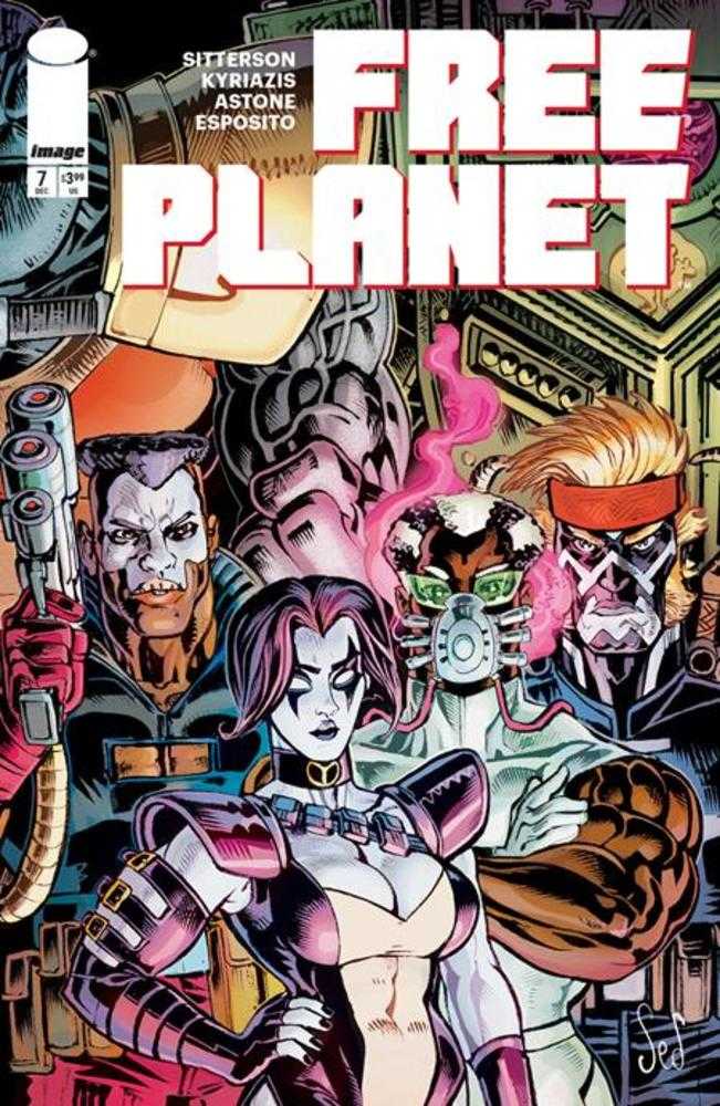 Stock Photo of  Free Planet #7 Cover D Jed Dougherty Youngblood Team Up Variant Image Comics Comics sold by Stronghold Collectibles of Acadiana Lafayette, LA