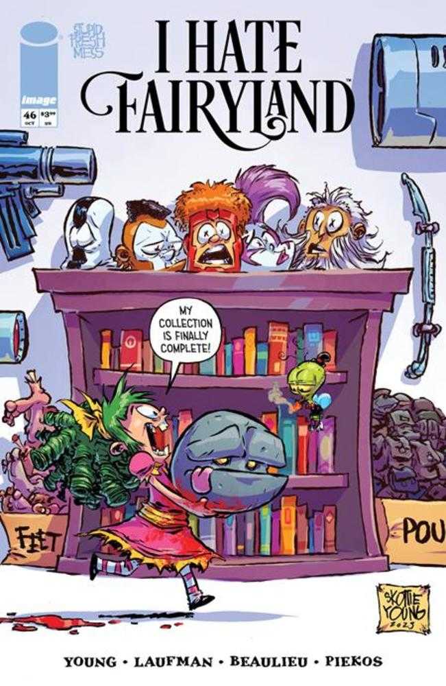 Stock Photo of  I Hate Fairyland #46 Cover D Skottie Young Youngblood Team Up Variant (Mature) Image Comics Comics sold by Stronghold Collectibles of Acadiana Lafayette, LA