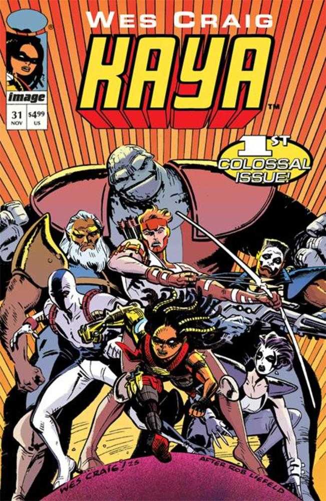 Stock Photo of Colossal Kaya (One Shot) CVR B Wes Craig Youngblood Team Up Variant Image Comics Comics sold by Stronghold Collectibles of Acadiana Lafayette, LA