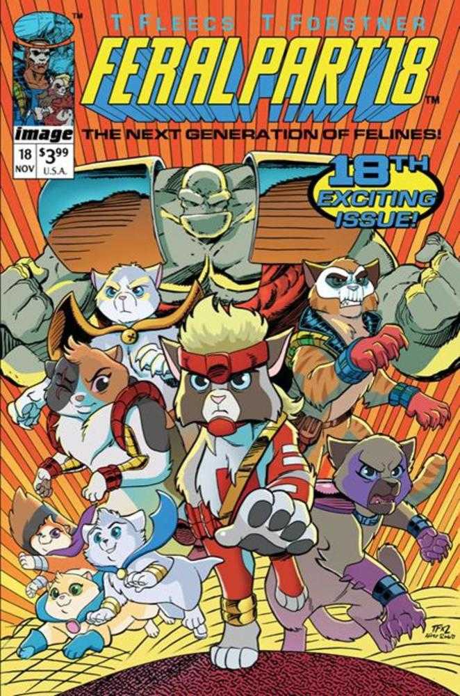 Stock Photo of  Feral #18 Cover D Tony Fleecs & Trish Forstner Youngblood Team Up Variant Image Comics Comics sold by Stronghold Collectibles of Acadiana Lafayette, LA