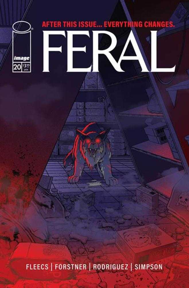 Stock Photo of  Feral #20 Cover A Tony Fleecs & Trish Forstner Image Comics Comics sold by Stronghold Collectibles of Acadiana Lafayette, LA