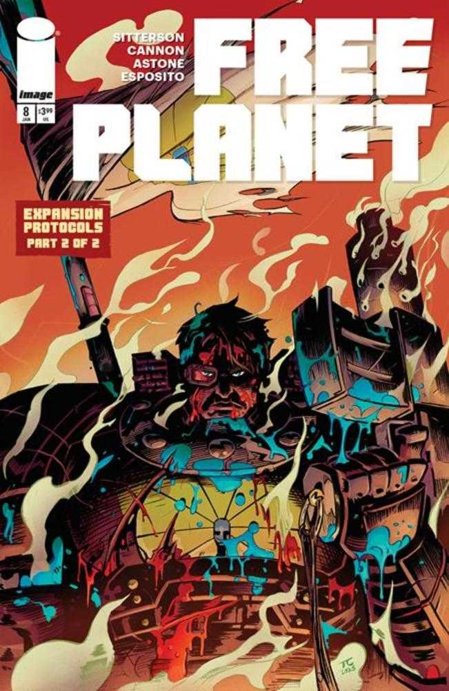 Stock Photo of  Free Planet #8 Cover B Tyrell Cannon Variant Image Comics Comics sold by Stronghold Collectibles of Acadiana Lafayette, LA