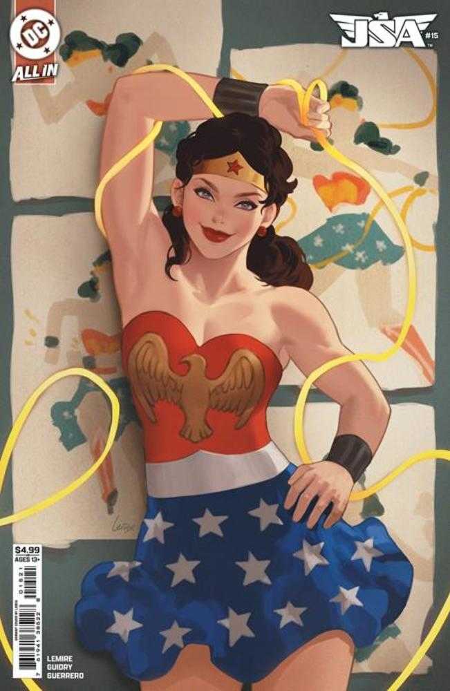 Stock Photo of  JSA #15 Cover B Lesley Leirix Li Card Stock Variant DC Comics Comics sold by Stronghold Collectibles of Acadiana Lafayette, LA