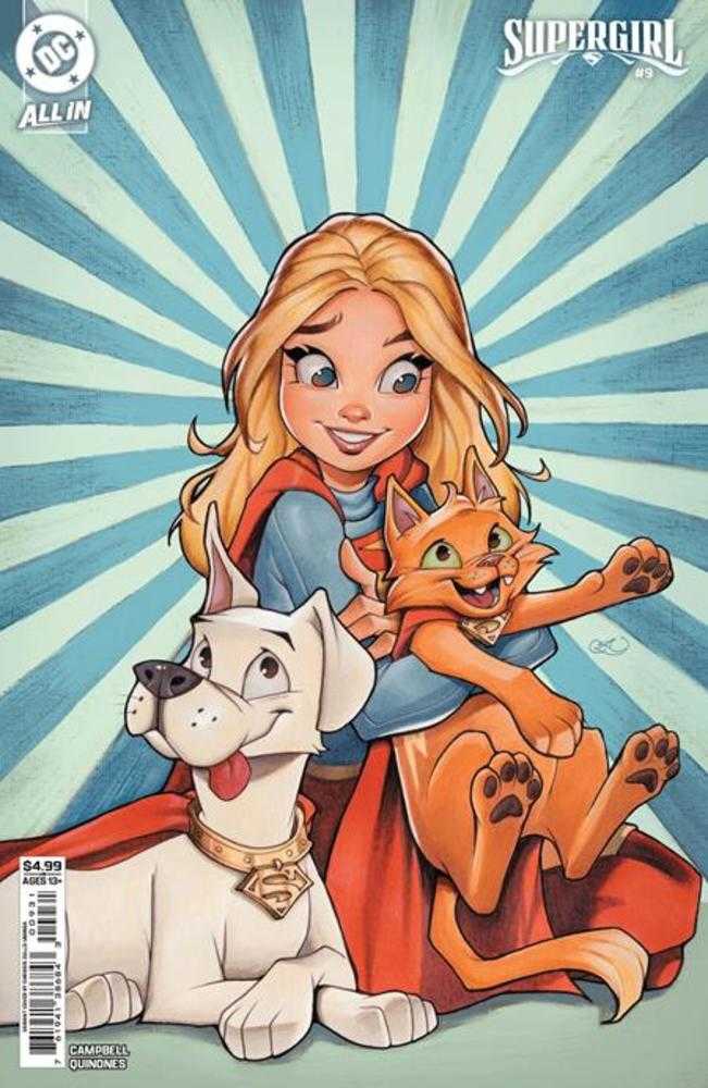Stock Photo of  Supergirl #9 Cover B Chrissie Zullo Uminga Card Stock Variant DC Comics Comics sold by Stronghold Collectibles of Acadiana Lafayette, LA
