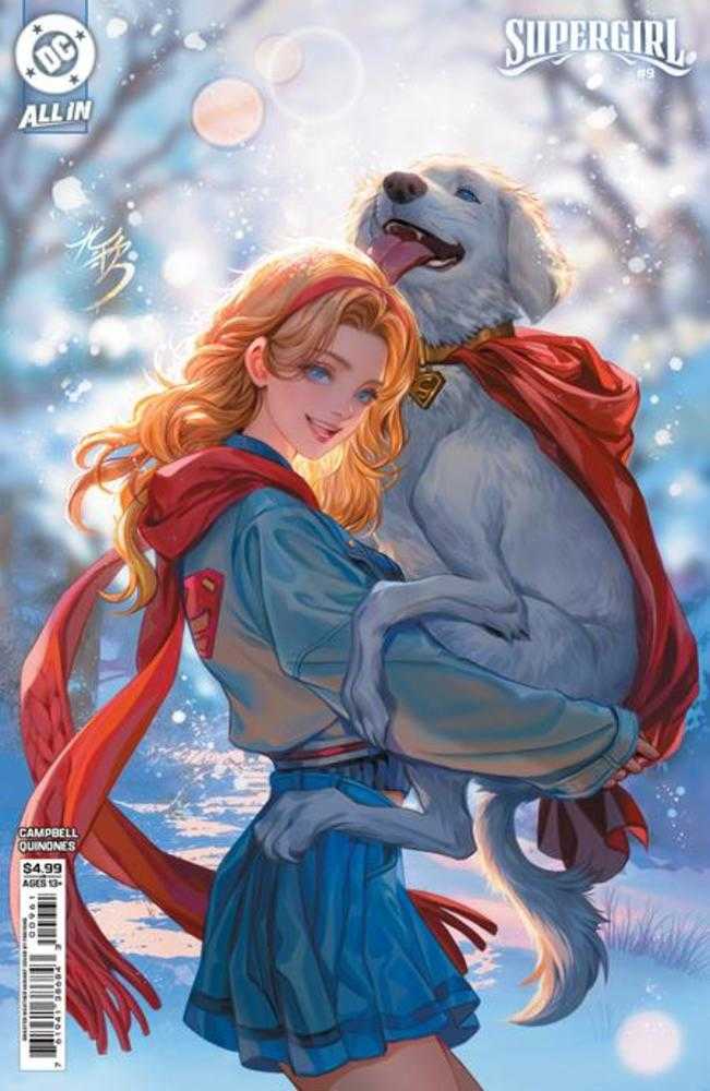 Stock Photo of  Supergirl #9 Cover E Fan Yang Sweater Weather Card Stock Variant DC Comics Comics sold by Stronghold Collectibles of Acadiana Lafayette, LA