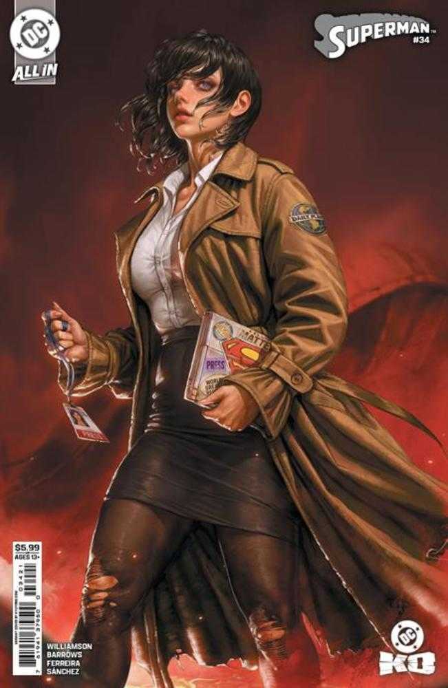 Stock Photo of  Superman #34 Cover B Kyuyong Eom Card Stock Variant (DC K.O.) DC Comics Comics sold by Stronghold Collectibles of Acadiana Lafayette, LA