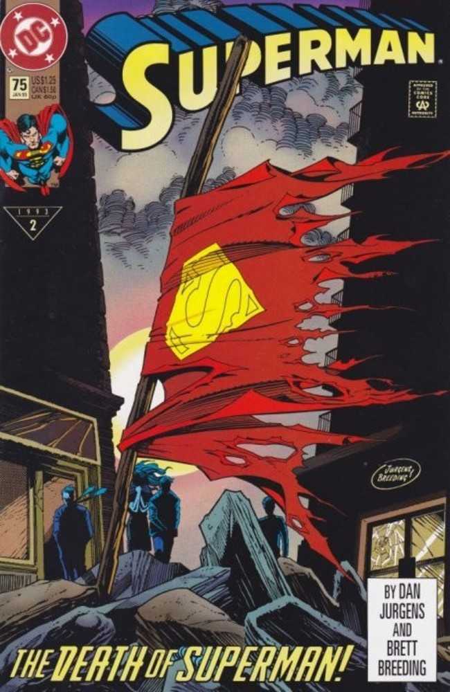 Stock Photo of  Superman #75 Facsimile Edition Cover B Dan Jurgens Foil Variant DC Comics Comics sold by Stronghold Collectibles of Acadiana Lafayette, LA