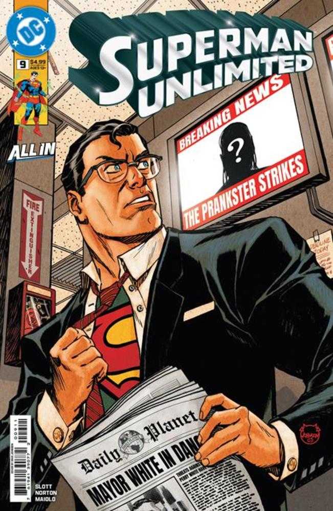 Stock Photo of  Superman Unlimited #9 Cover A Dave Johnson DC Comics Comics sold by Stronghold Collectibles of Acadiana Lafayette, LA