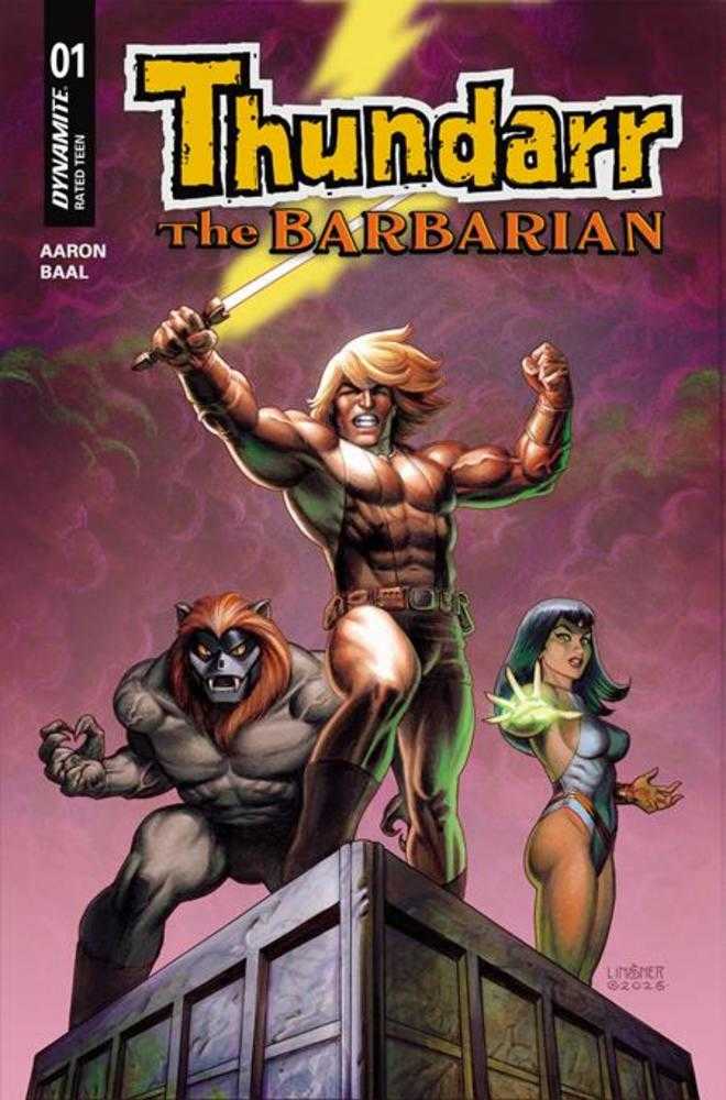 Stock Photo of  Thundarr The Barbarian #1 Cover D Joseph Michael Linsner Variant Dynamite Entertainment Comics sold by Stronghold Collectibles of Acadiana Lafayette, LA