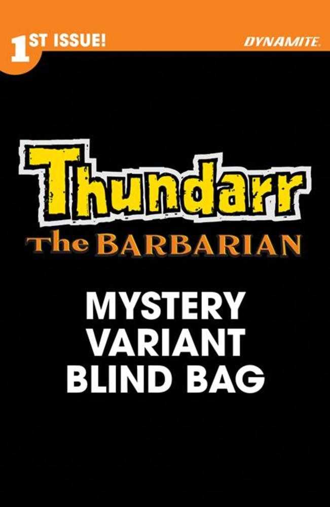Thundarr The Barbarian #1 Cover I Blind Bag Variant PRESALE Orders due 12/22