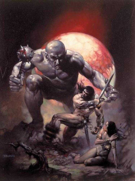 Stock Photo of  Savage Sword Of Conan Reforged #2 Cover D Boris Vallejo Full Art Variant Titan Comics Comics sold by Stronghold Collectibles of Acadiana Lafayette, LA