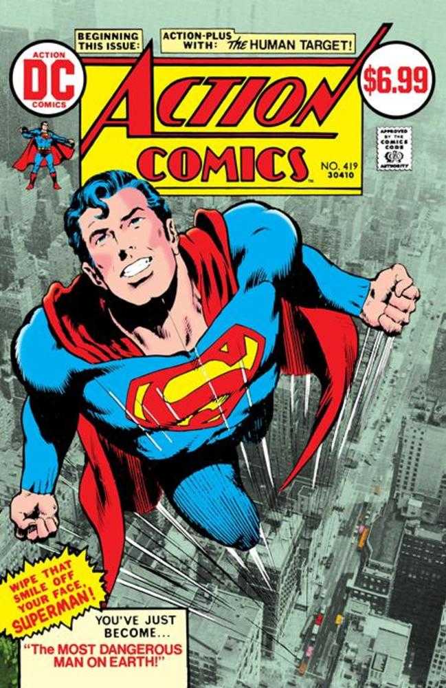 Stock Photo of  Action Comics #419 Facsimile Edition Cover B Neal Adams Foil Variant DC Comics Comics sold by Stronghold Collectibles of Acadiana Lafayette, LA