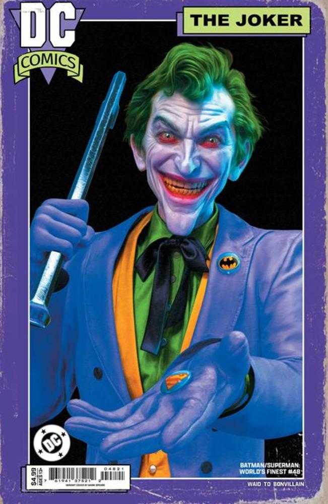 Stock Photo of  Batman Superman Worlds Finest #48 Cover B Mark Spears Card Stock Variant DC Comics Comics sold by Stronghold Collectibles of Acadiana Lafayette, LA
