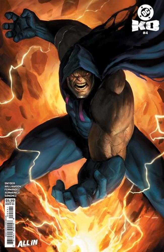 Stock Photo of  DC K.O. #4 (Of 5) Cover F Aaron Bartling Darkseid Card Stock Variant DC Comics Comics sold by Stronghold Collectibles of Acadiana Lafayette, LA