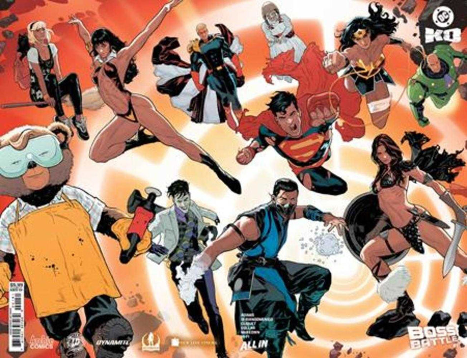 Stock Photo of  DC K.O. Boss Battle #1 (One Shot) Cover E Jeff Spokes Wraparound Card Stock Variant DC Comics Comics sold by Stronghold Collectibles of Acadiana Lafayette, LA
