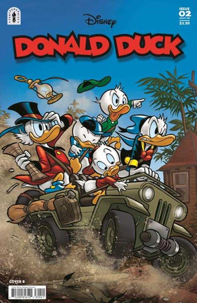 Stock Photo of  Donald Duck Legacy #390 Master Of Disaster Cover B Andres Freccero Variant Fantagraphics Books Comics sold by Stronghold Collectibles of Acadiana Lafayette, LA