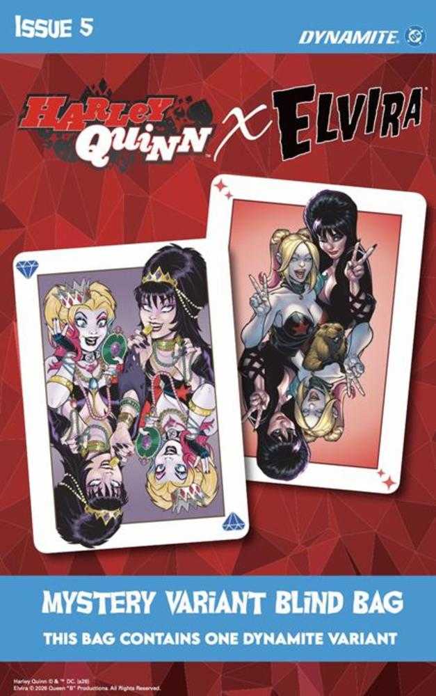Stock Photo of  Harley Quinn X Elvira #5 Cover E Blind Bag Variant Dynamite Entertainment Comics sold by Stronghold Collectibles of Acadiana Lafayette, LA
