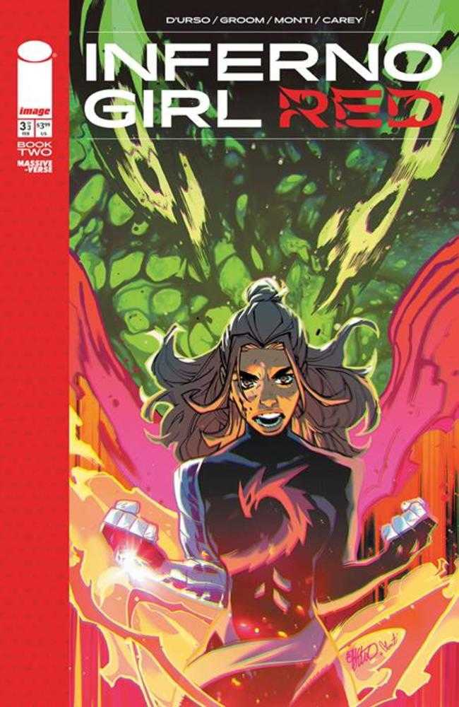 Stock Photo of  Inferno Girl Red Book Two #3 (Of 3) Cover A Erica Durso Image Comics Comics sold by Stronghold Collectibles of Acadiana Lafayette, LA