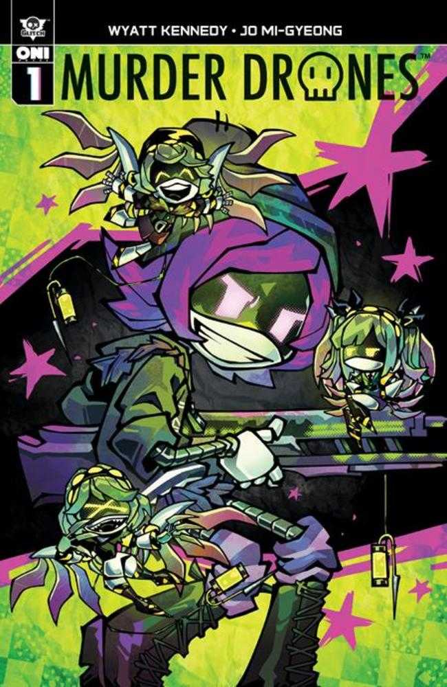 Stock Photo of  Murder Drones #1 (Of 6) Cover C Krooked Glasses Variant Oni Press Comics sold by Stronghold Collectibles of Acadiana Lafayette, LA
