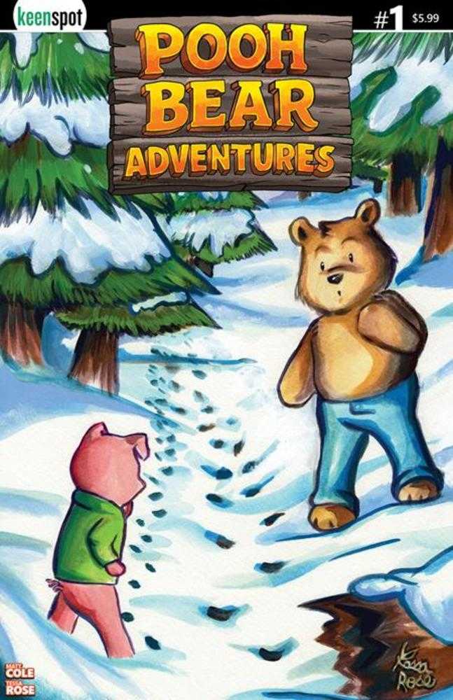 Pooh Bear Adventures #1 Cover A Tessa Rose Bagged With Trading Card PRESALE Orders due 12/22